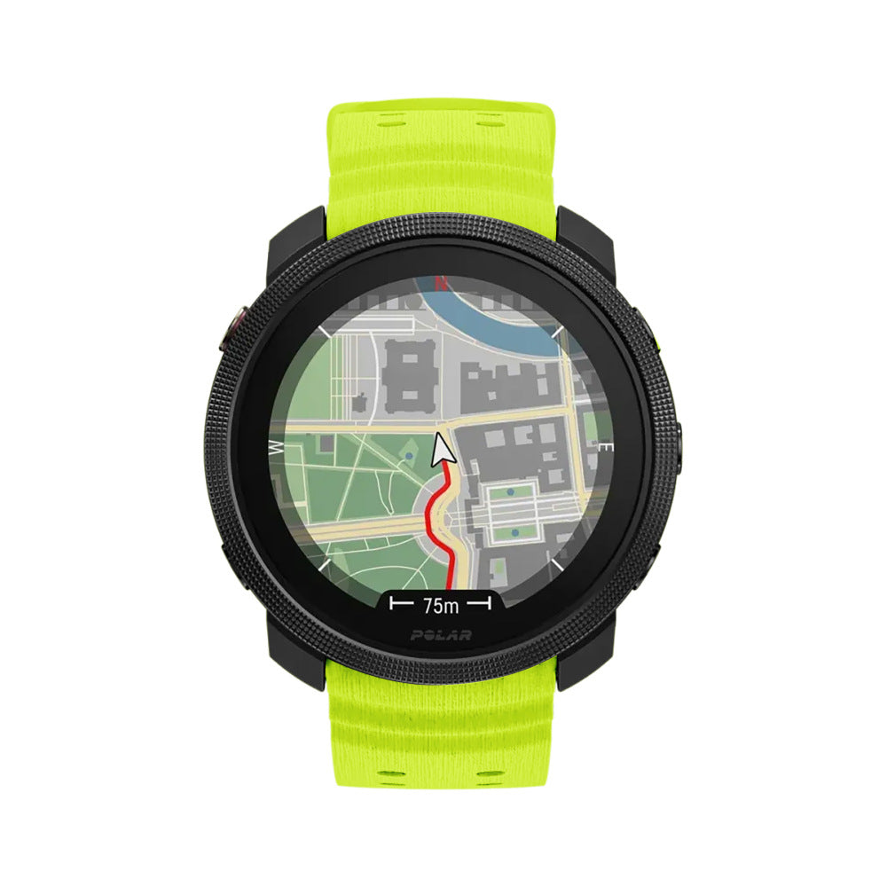 Polar Grit X2 Pro Silicone Grain Strap (Lime)