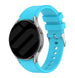 Samsung Galaxy Watch 6 - 44mm Silikonarmband perfect fit (Hellblau)