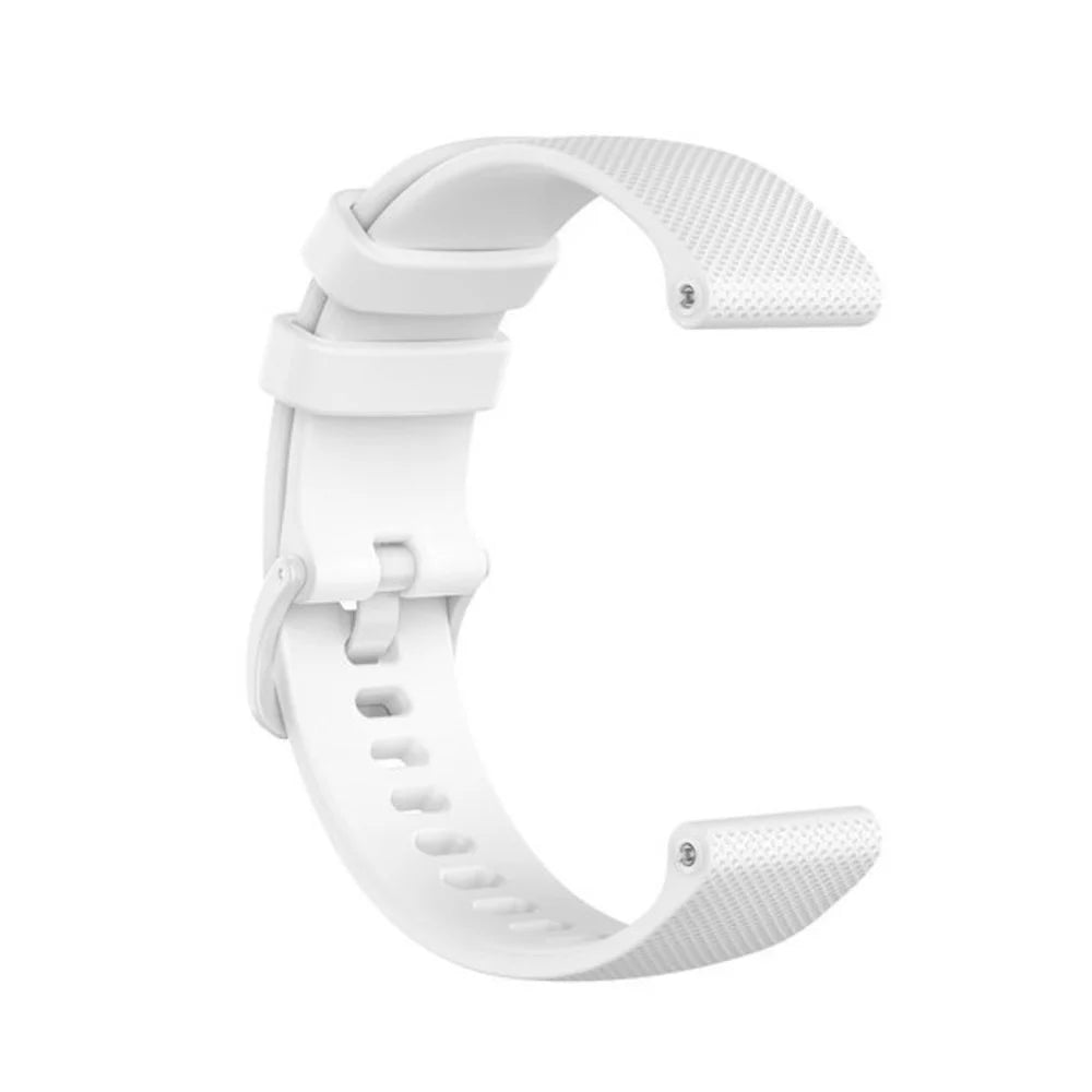 Correa reloj silicona premium 20mm - universal (blanco)