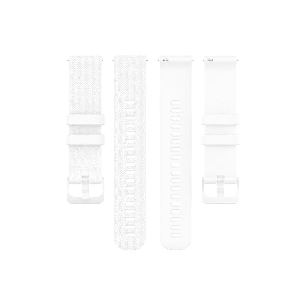 Correa reloj silicona premium 22mm - universal (blanco)