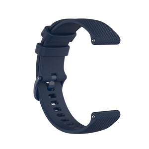 Watch Strap Premium Silicone 22mm - Quick Release (Dark Blue)