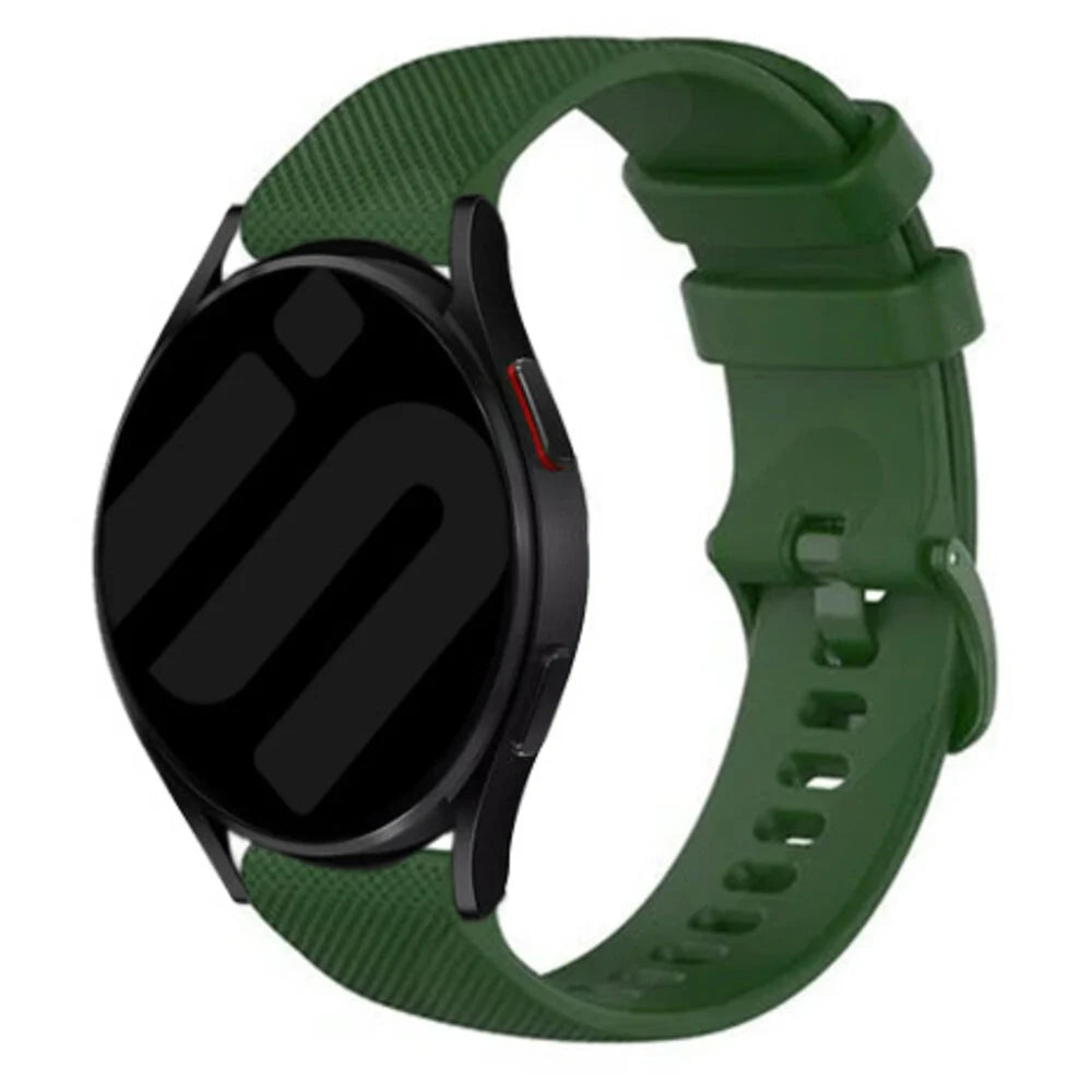Correa silicona premium Amazfit Bip 6 (verde militar)