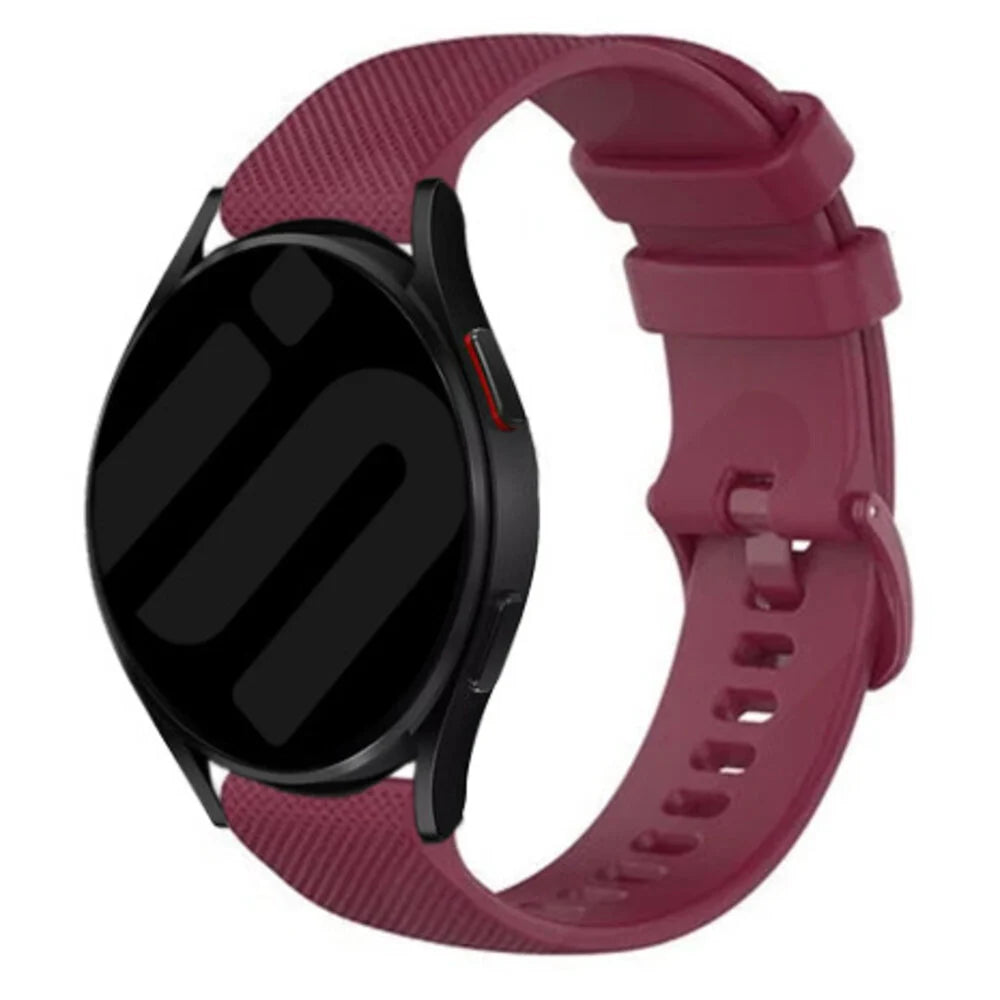 Correa silicona premium Amazfit Bip 6 (rojo vino)