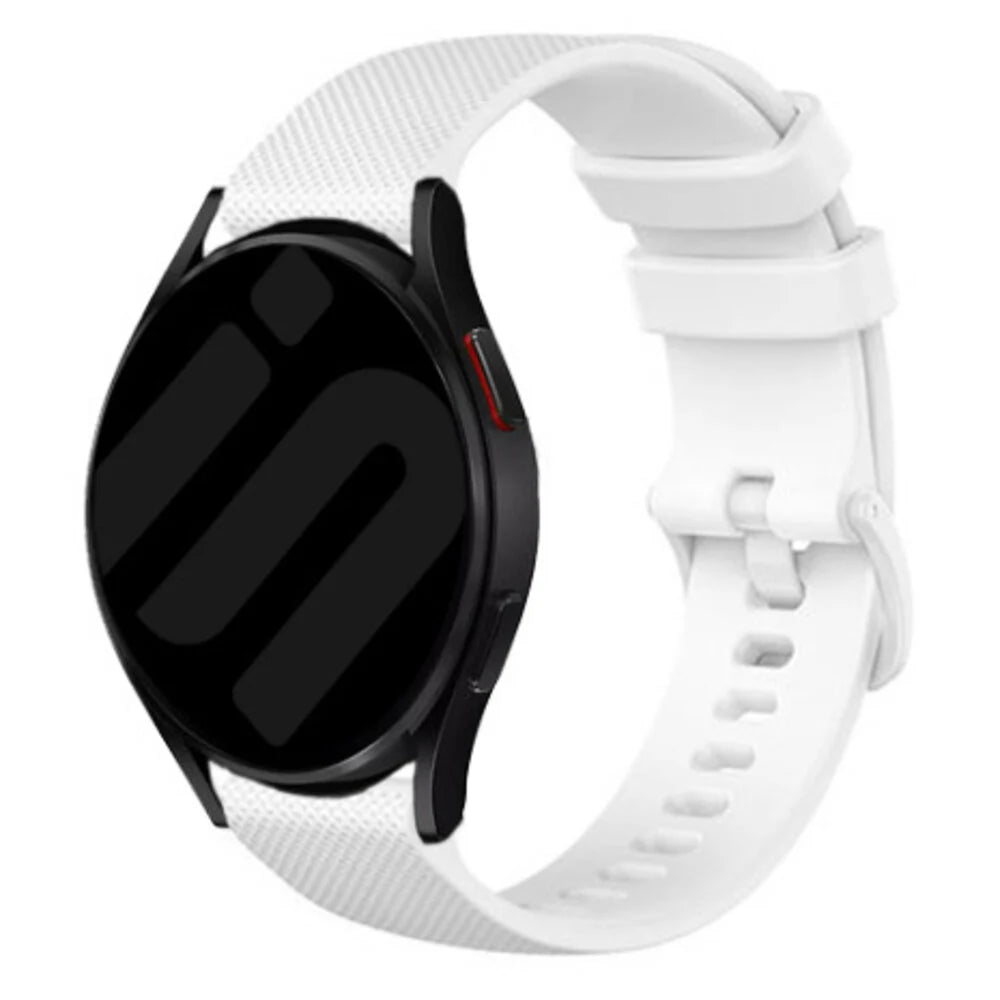 Correa silicona premium Amazfit Bip 6 (blanca)