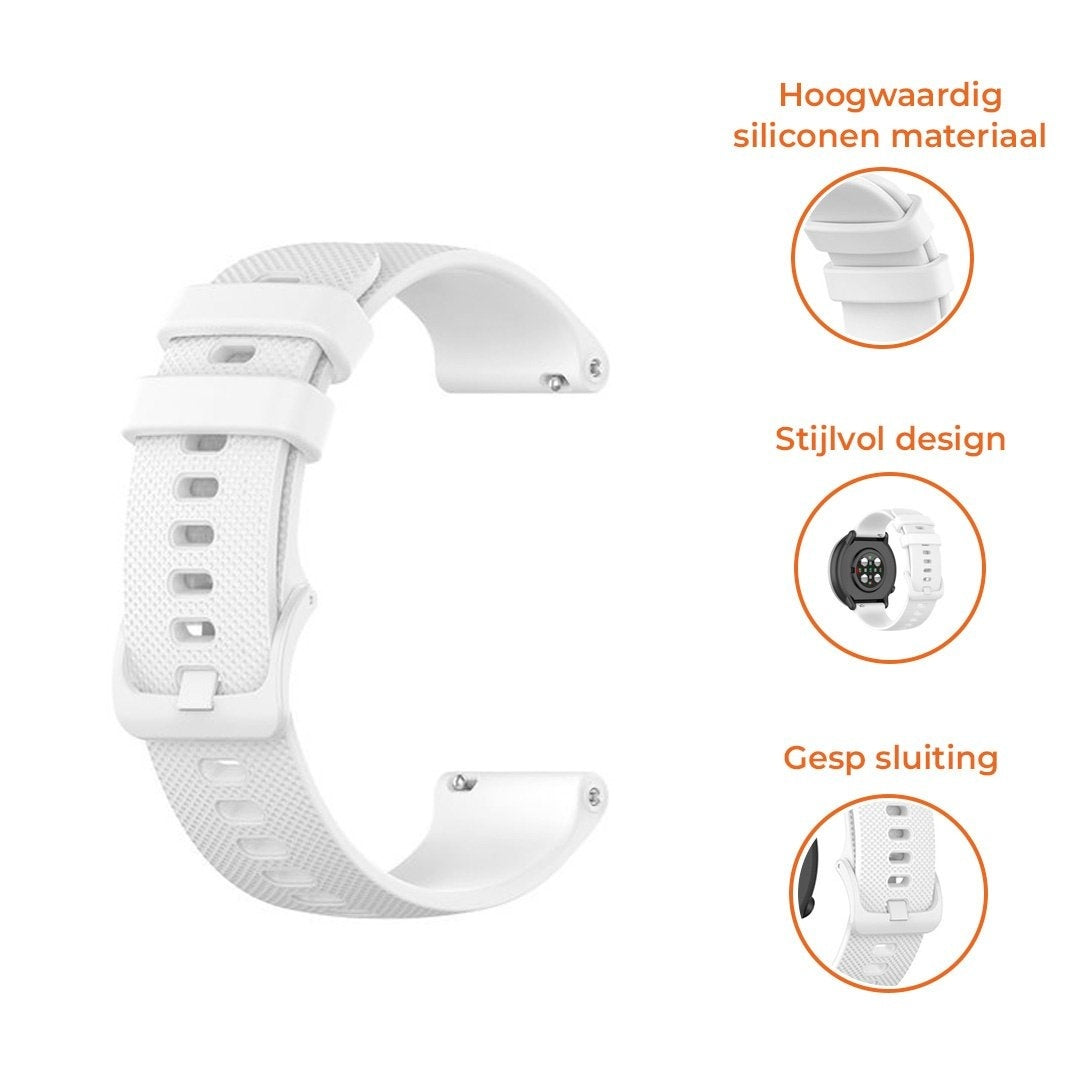 Polar Vantage V3 LuxuriÃ¶ses Silikonarmband (Weiß)