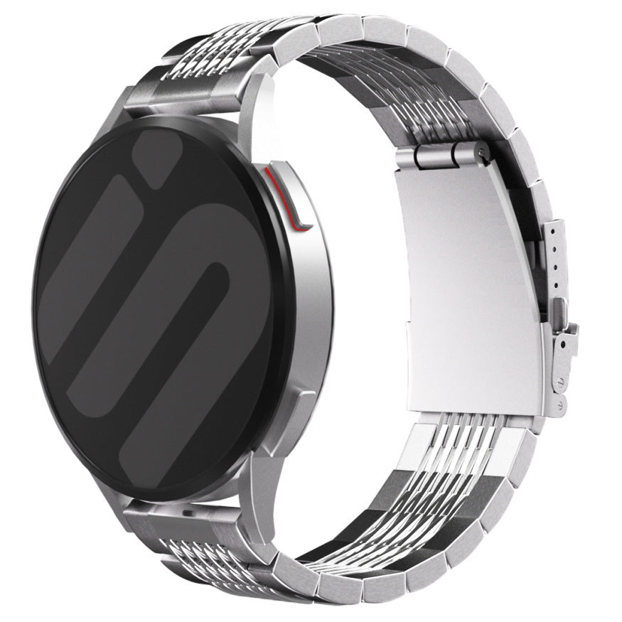 Correa eslabones acero de lujo Amazfit Active 2 (plata)
