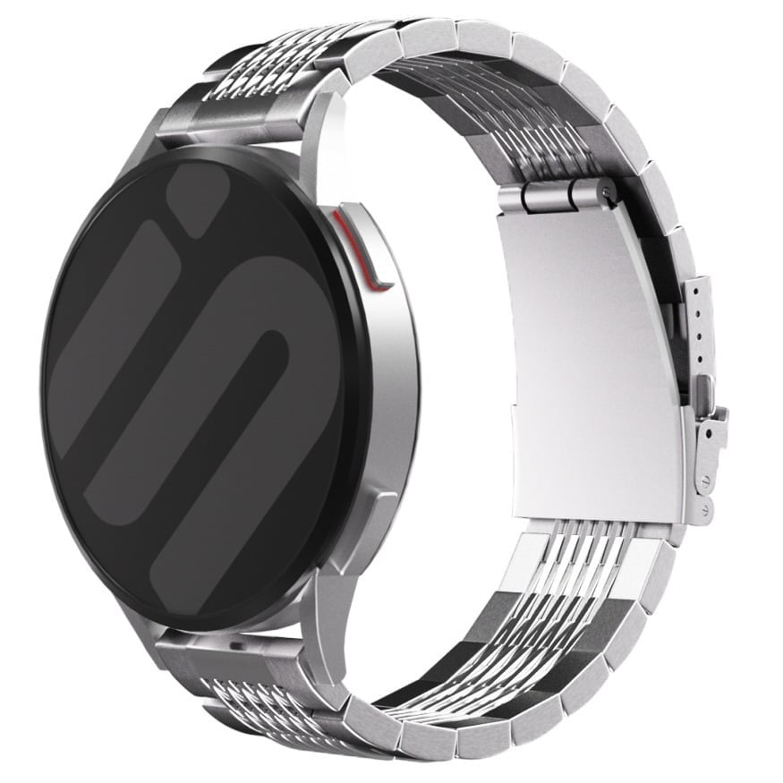 Correa acero de lujo Huawei Watch GT 5 46mm (plata)