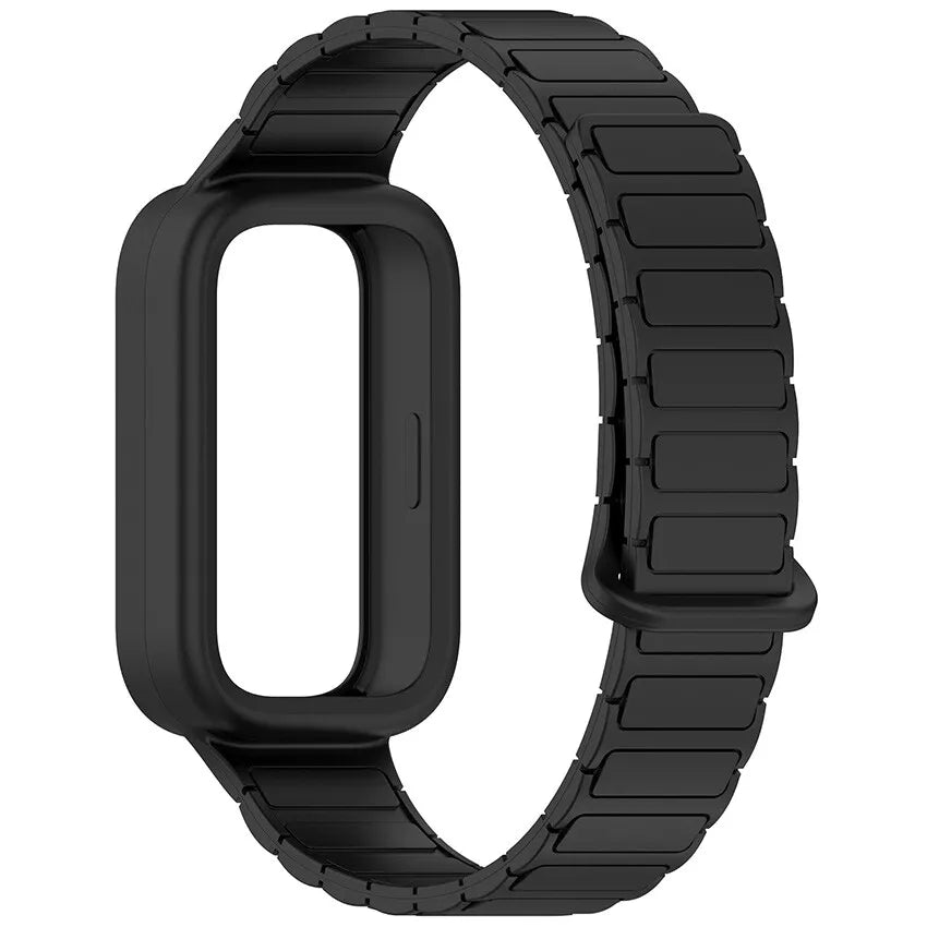 Correa silicona magnética Xiaomi Smart Band 9 Active (negra)