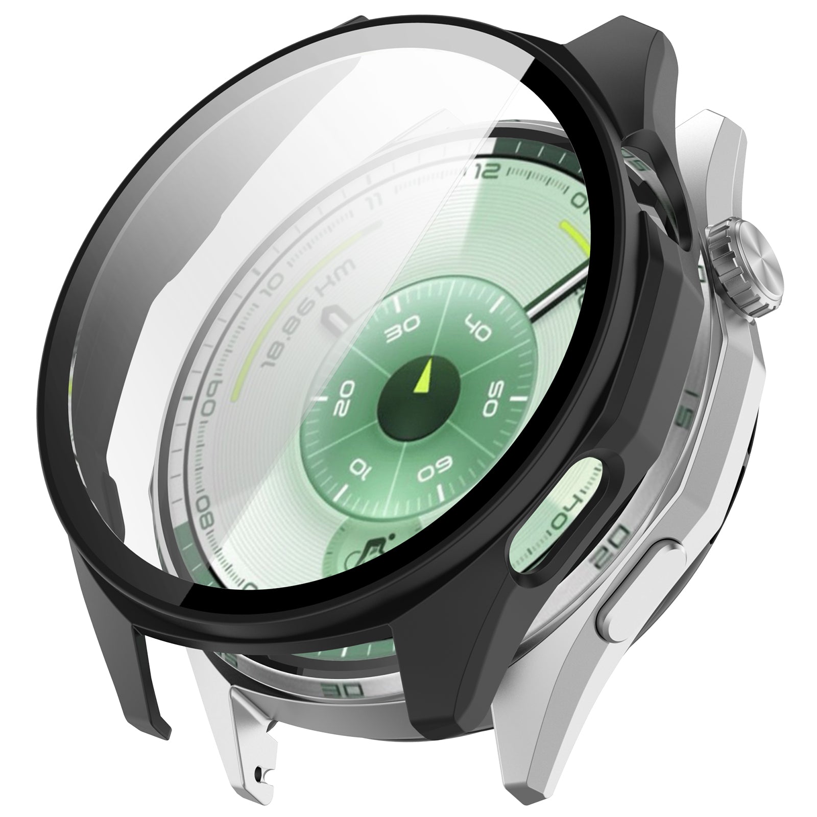 Huawei Watch GT 6 - 46mm Hardcase mit Glas (Schwarz)