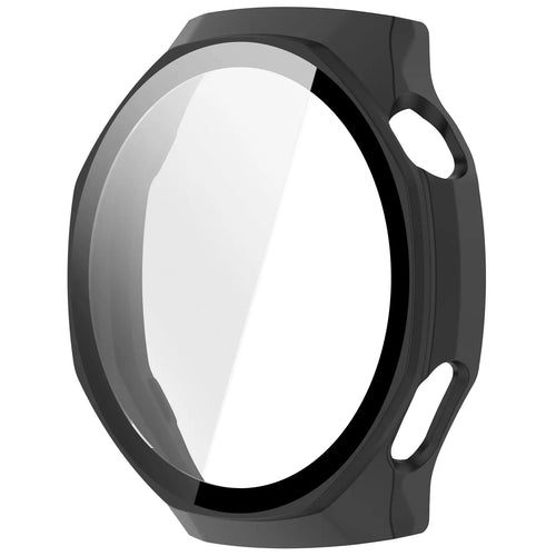 Huawei Watch GT 7 Pro PC-Schutzhülle mit Glas (Mattschwarz)