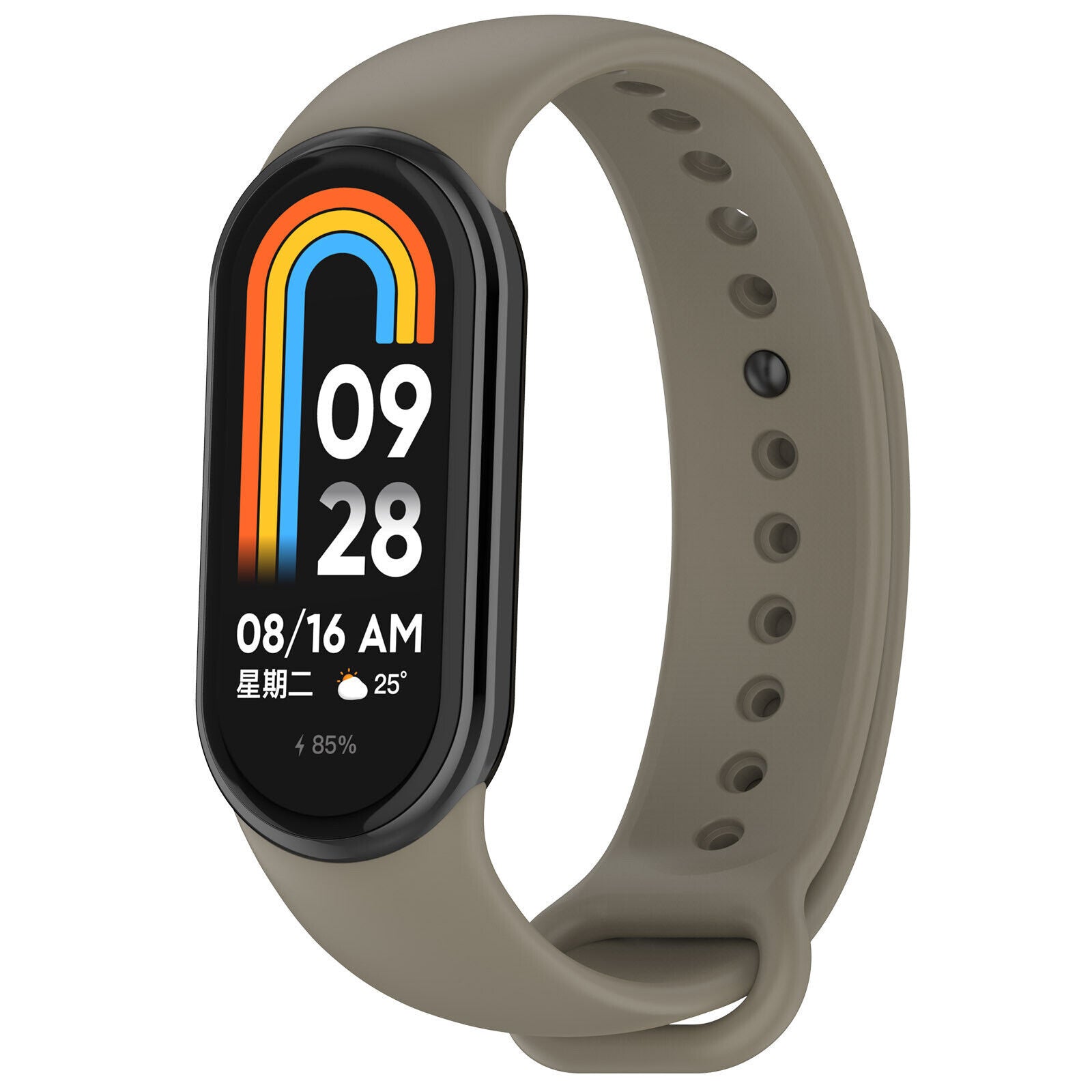 Correa silicona Xiaomi Smart Band 10 (gris oscuro)