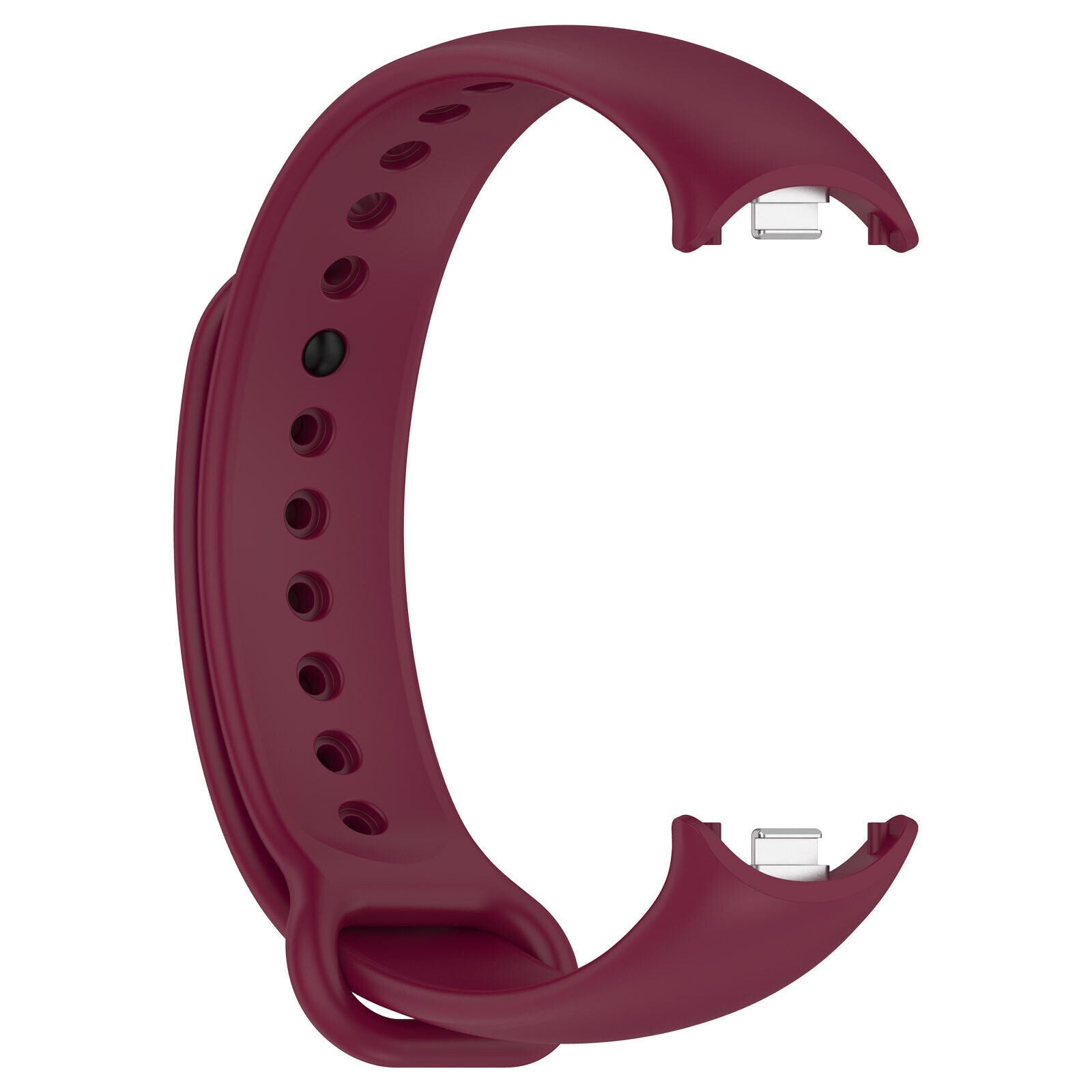 Correa silicona Xiaomi Smart Band 10 (bordeos)
