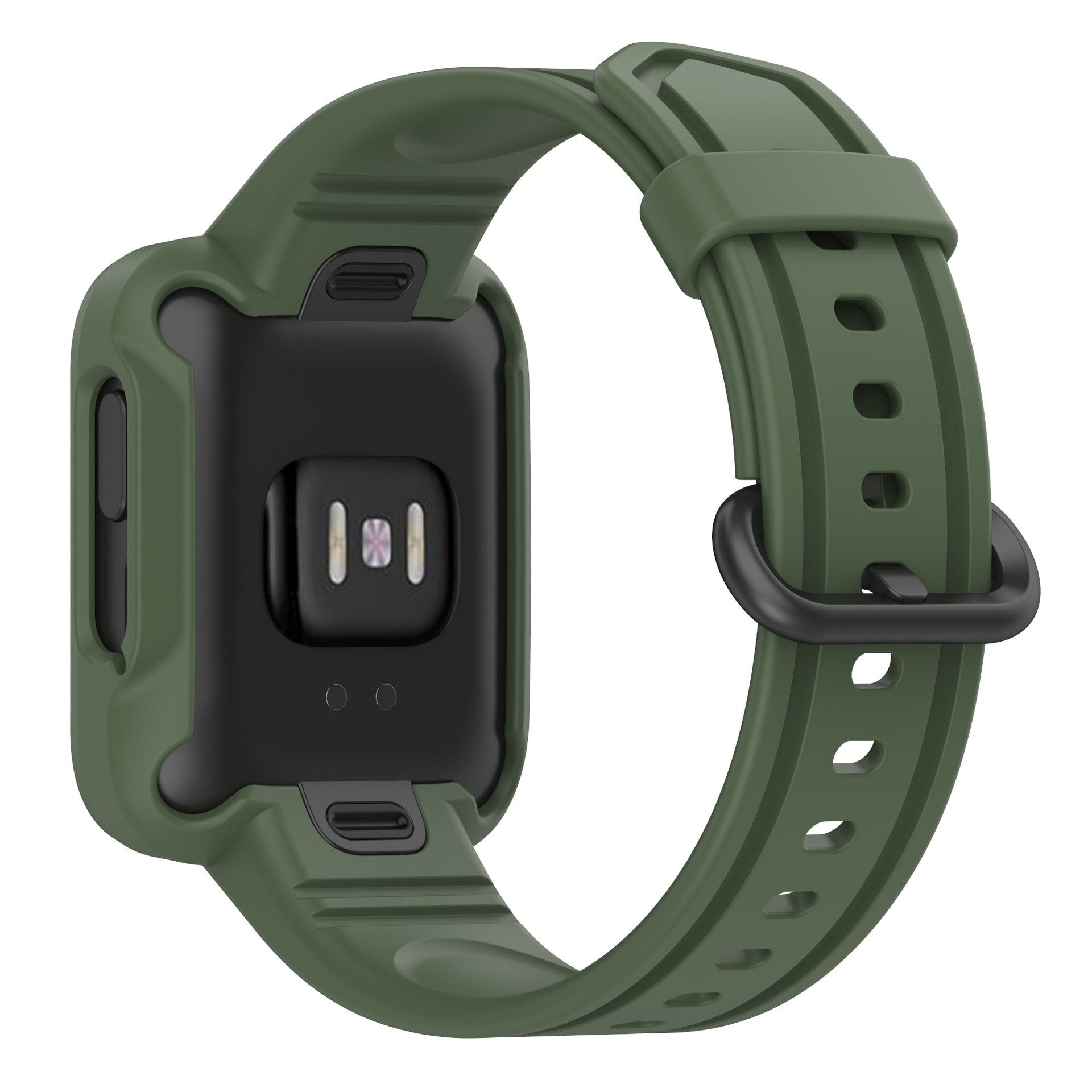 mi-watch-lite-siliconen-frame-bandje-groen-1