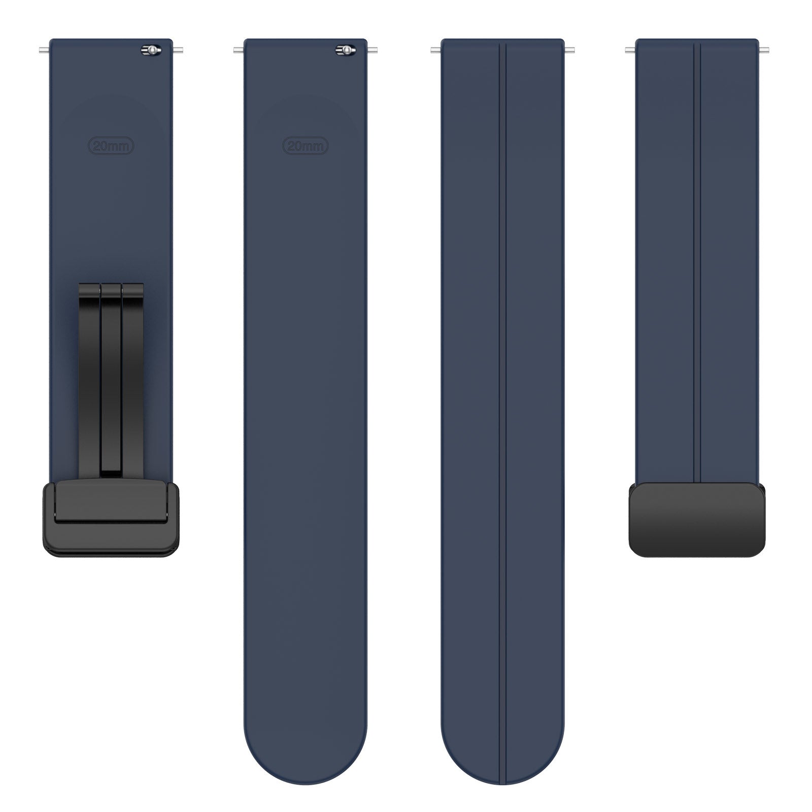 Withings Steel HR Sport D-Buckle Silicone Strap (Dark Blue)