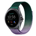 Fossil Gen 5e 44mm Milanese Strap (Purple/Green)