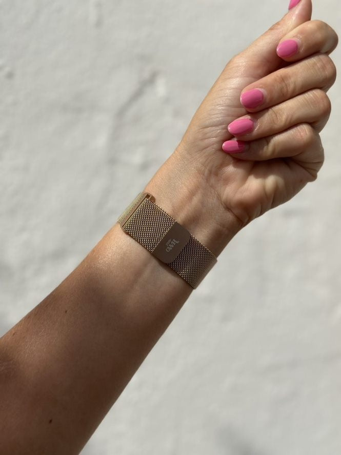 xoxo Wildhearts Fossil Gen 5 Milanese-Armband (Rosé)