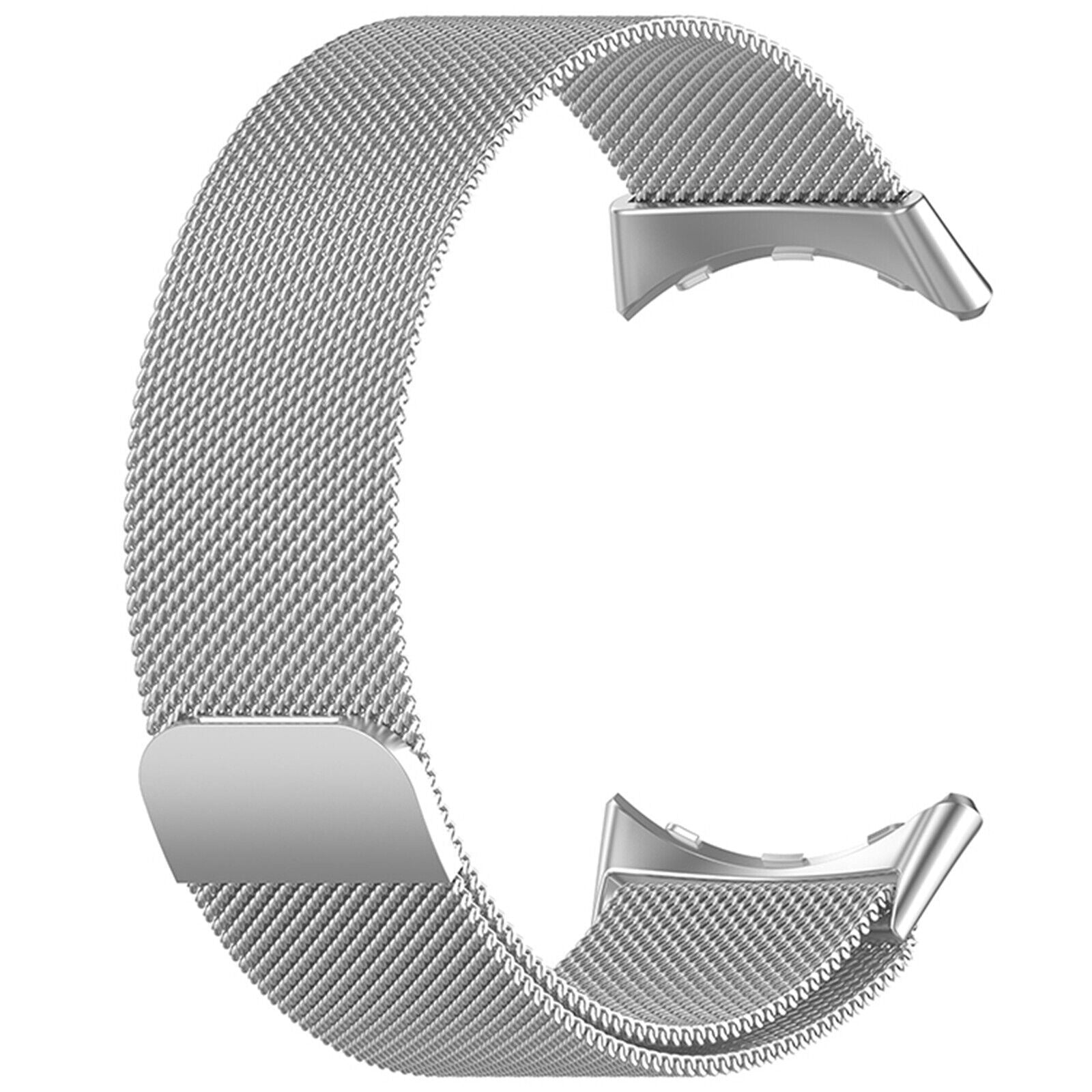 Google Pixel Watch 4 - 41mm Milanese Strap (Silver)