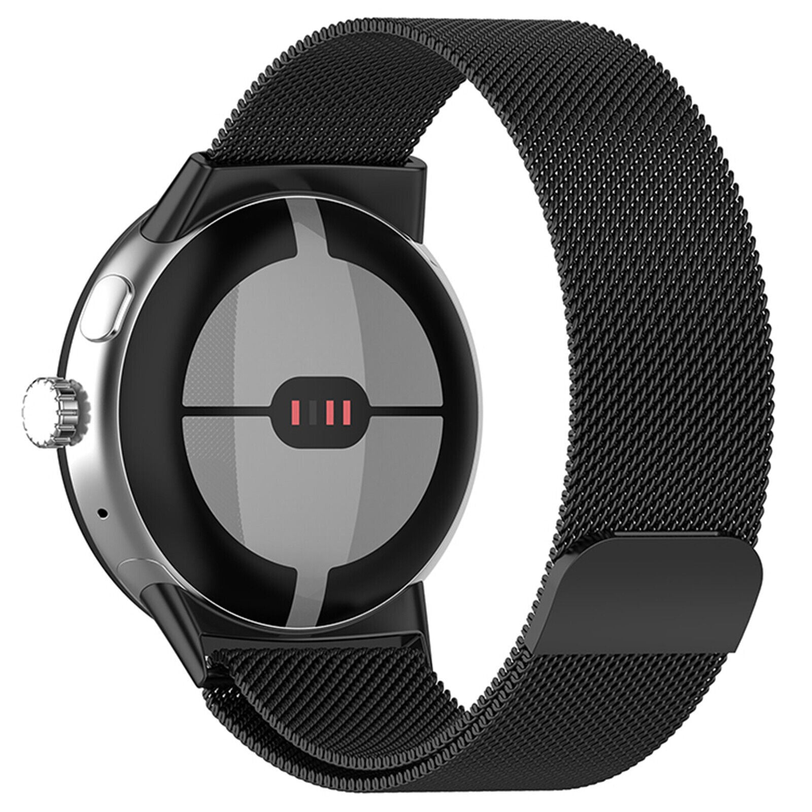 Google Pixel Watch 4 - 41mm Milanese Strap (Black)