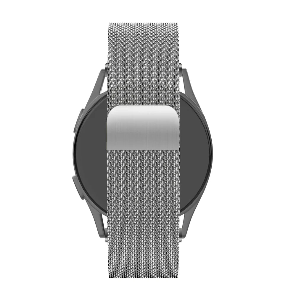 Bandz Garmin Forerunner 265s Milanese Loop Strap (Silver)