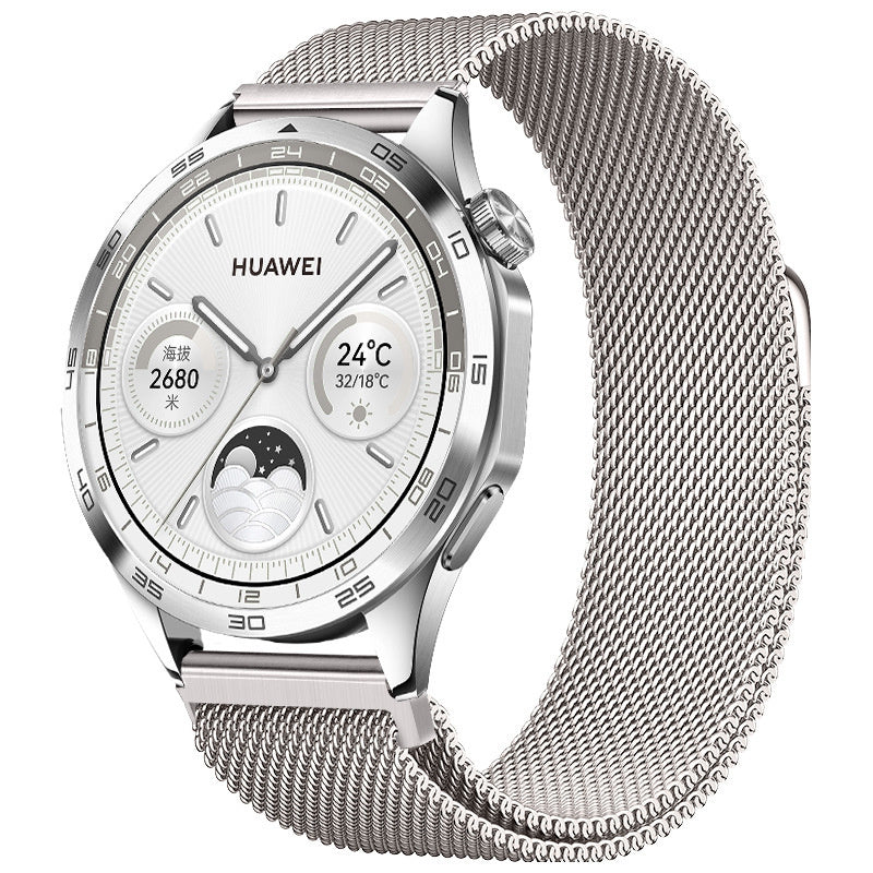 Correa milanesa Huawei Watch 5 - 42mm (blanco estrella)