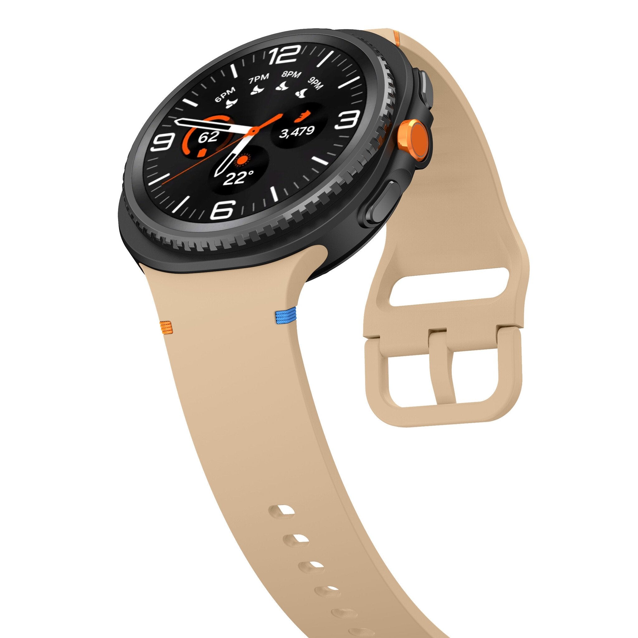 Samsung Galaxy Watch 8 - 40mm Silicone Strap (Beige)