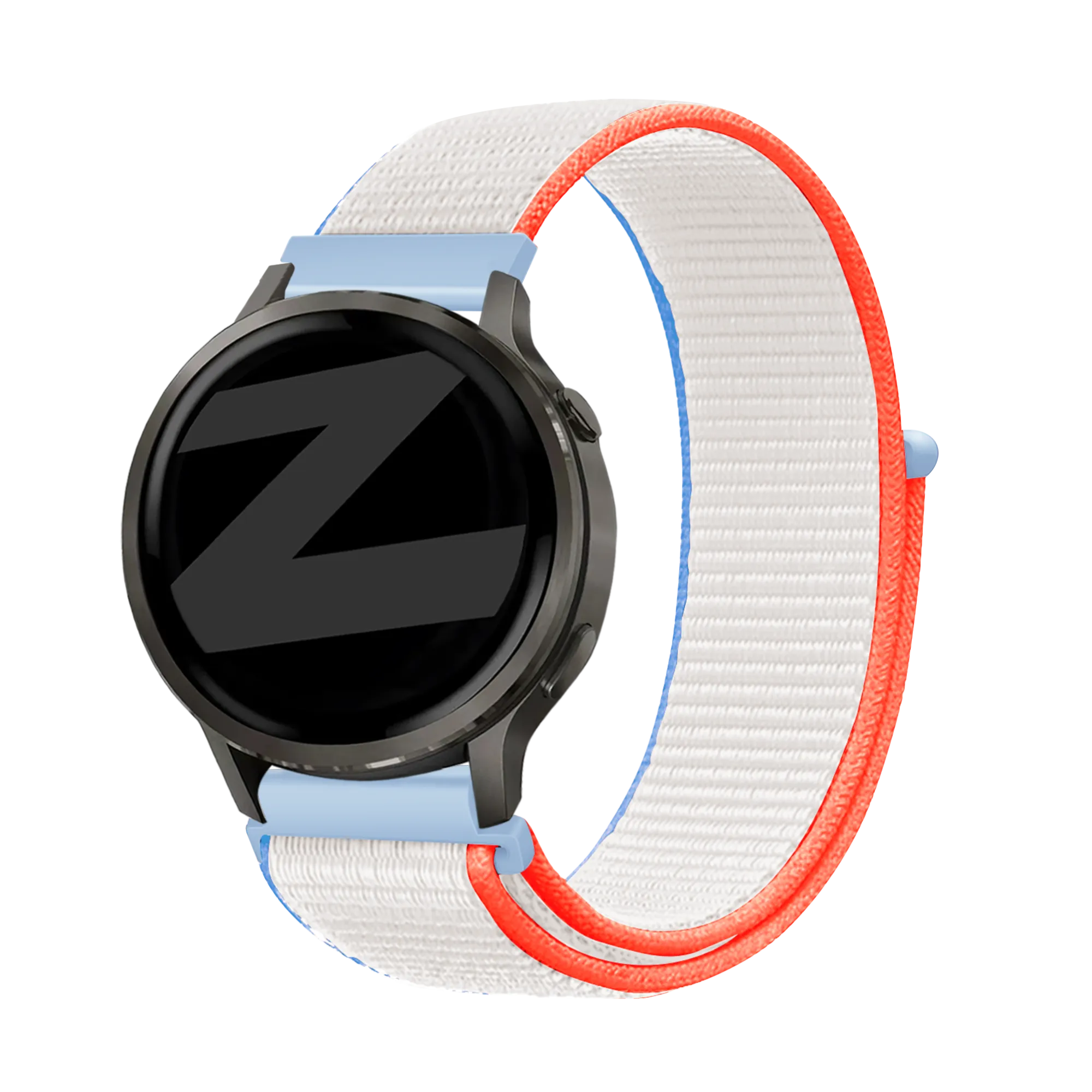 Bandz Garmin Venu 4 - 41mm nylon loop band (milk white)