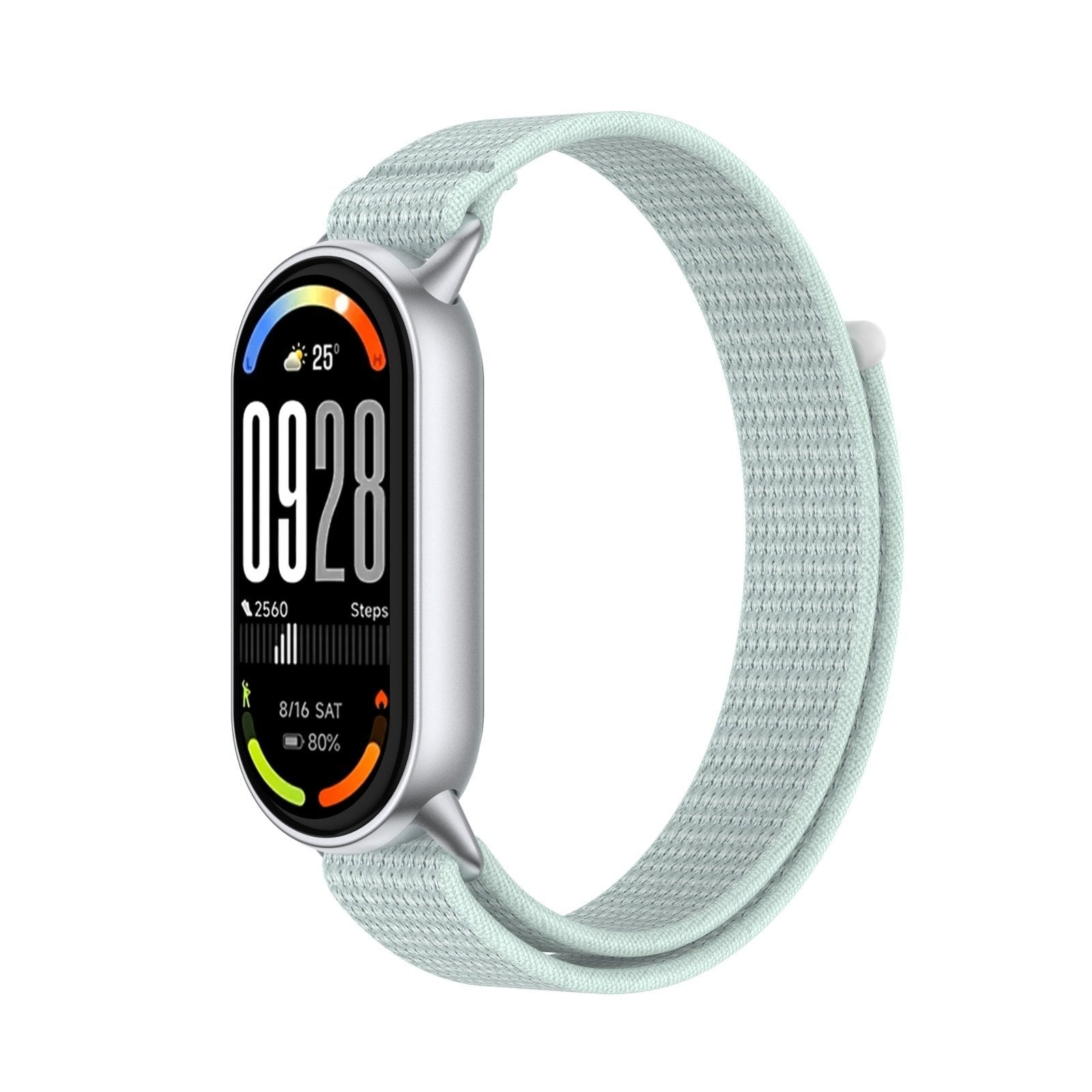 Correa nylon moderna Xiaomi Smart Band 10 (celeste)