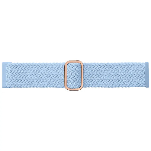 Nylon Adjustable Woven Strap, light blue