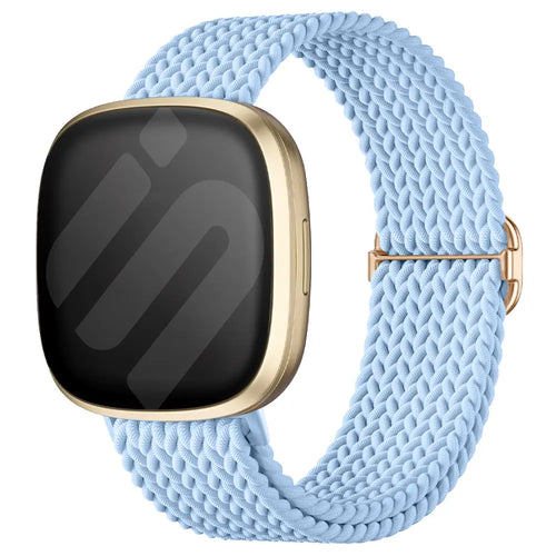 Nylon Adjustable Woven Strap, light blue