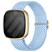 Fitbit Sense verstelbaar geweven bandje (lichtblauw)