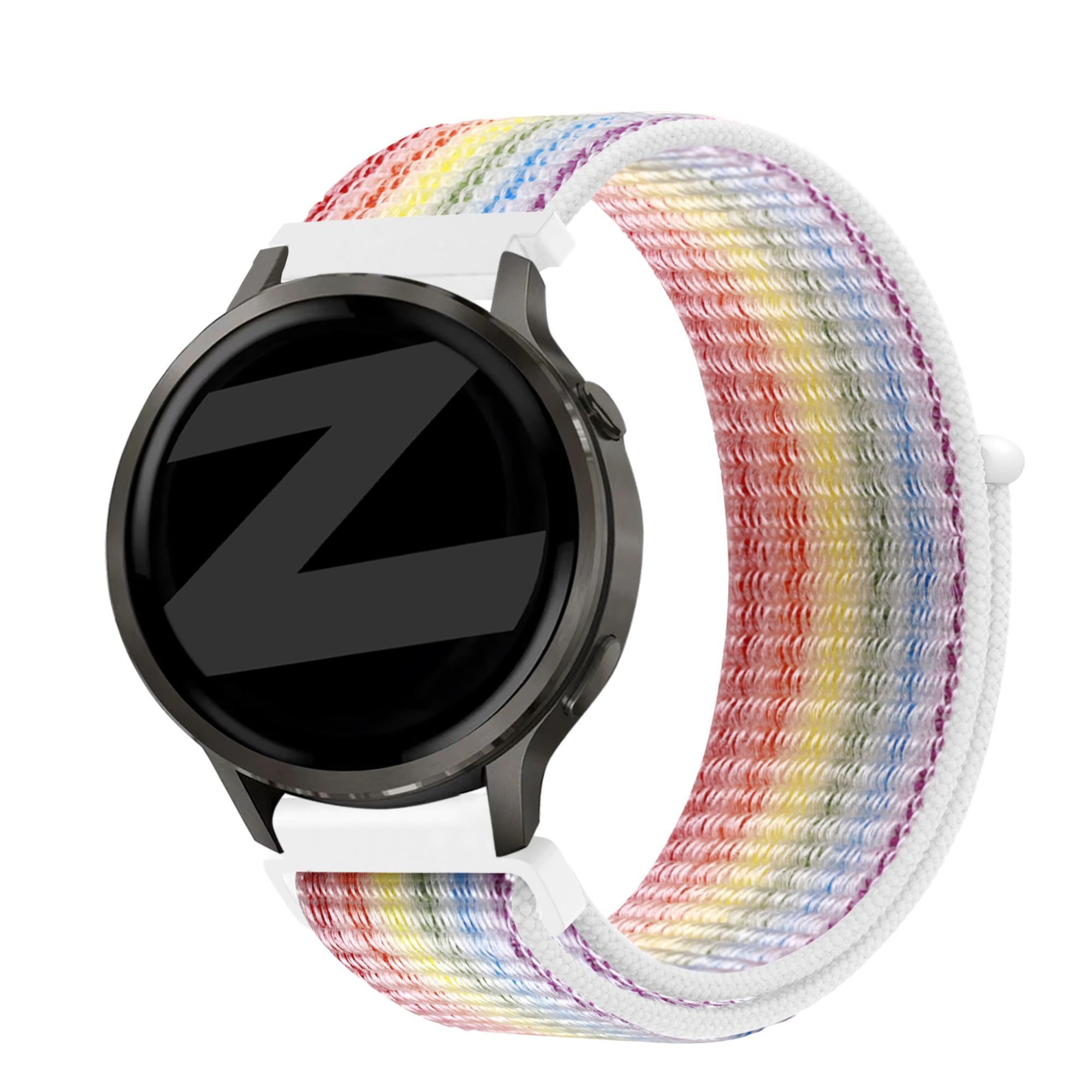 Bandz Garmin Forerunner 70 Nylon Loop Armband (Mehrfarbig)
