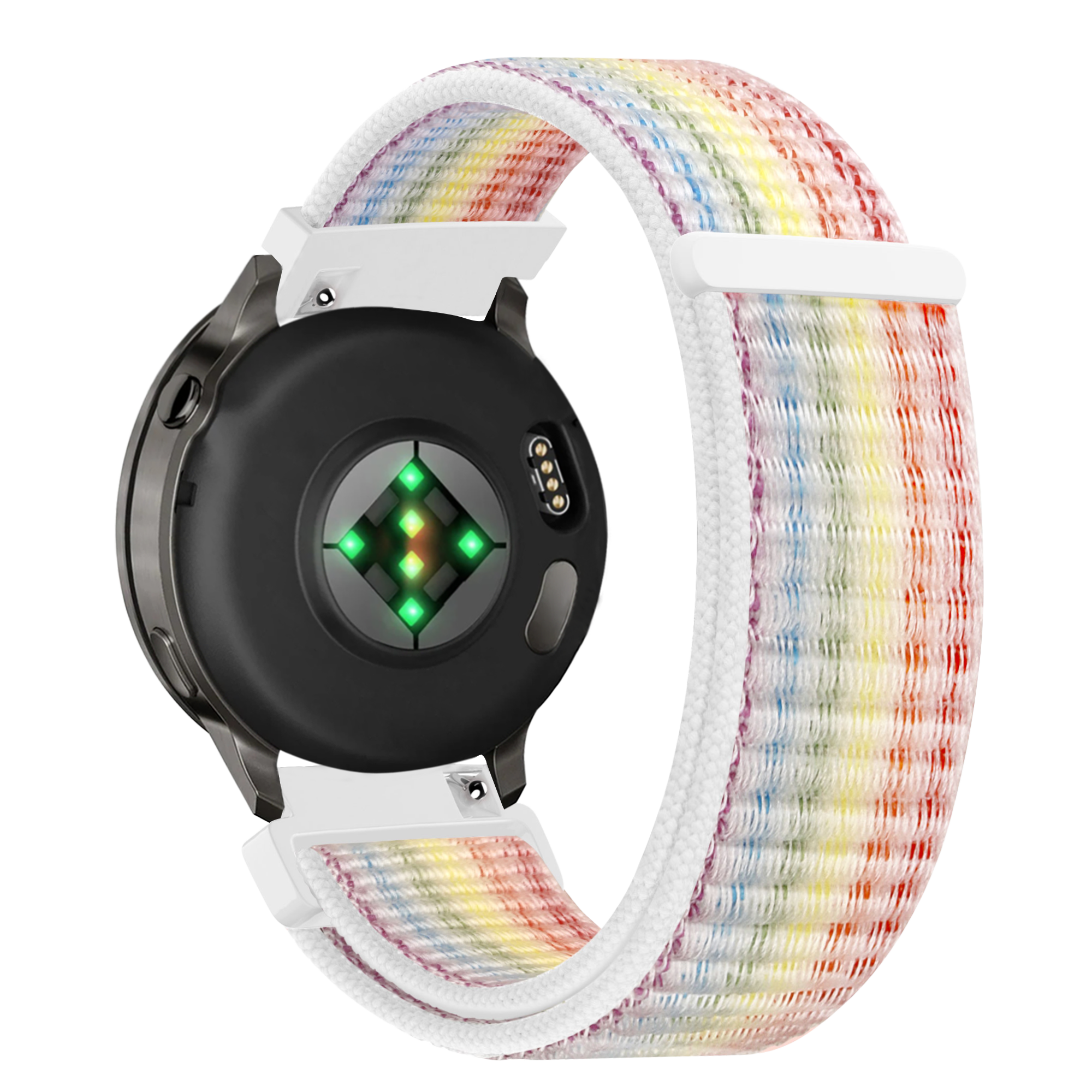 Bandz Garmin Forerunner 70 Nylon Loop Armband (Mehrfarbig)