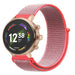 Fossil Gen 6 (42mm) Nylon Strap (Pink/Red)