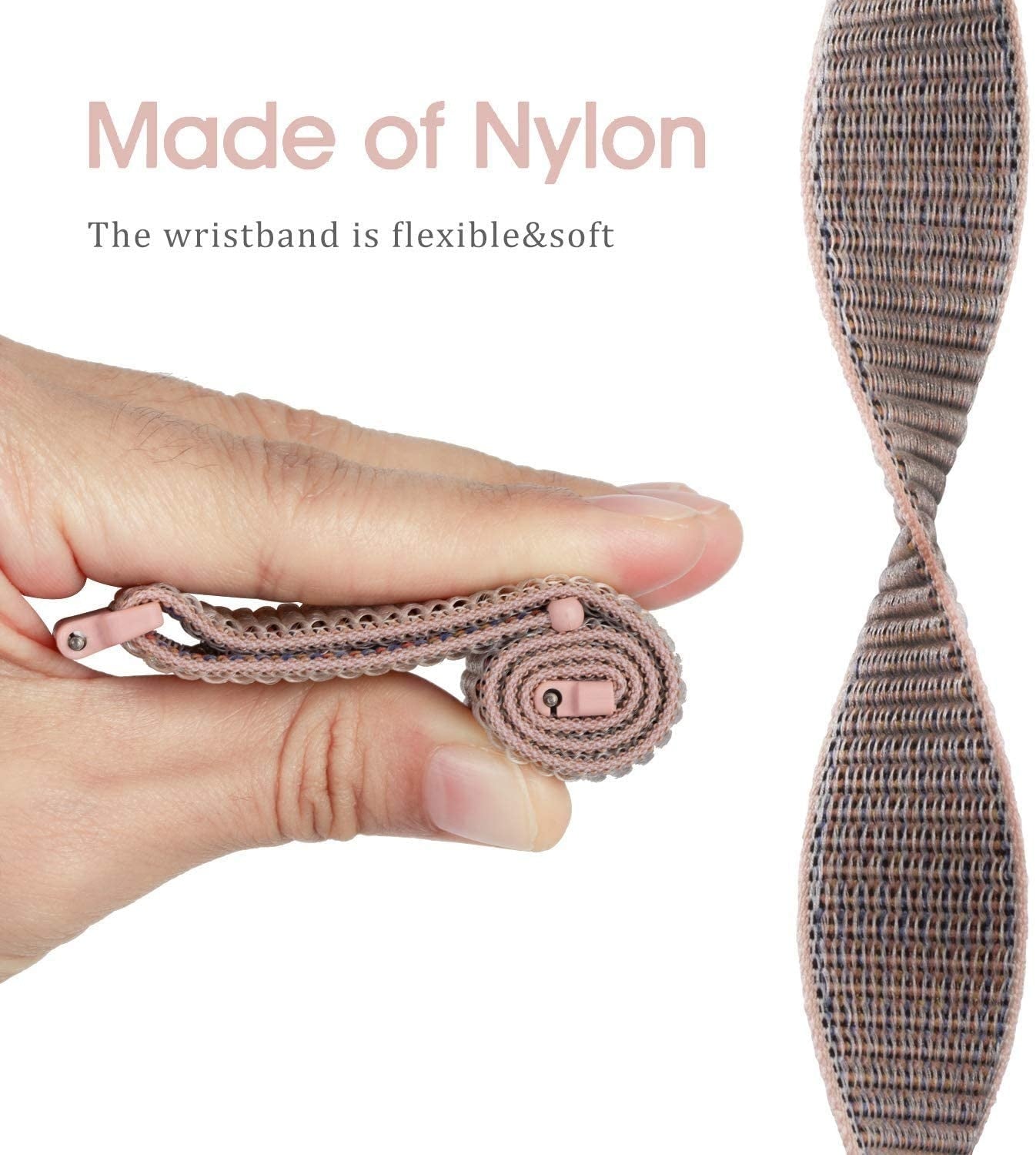 nylon band pink sand 9