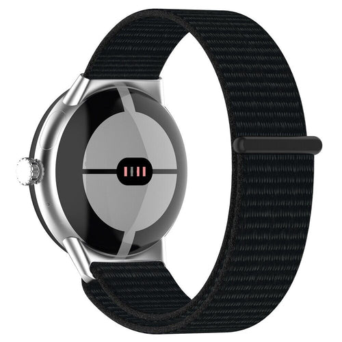 Google Pixel Watch 4 - 41mm Nylonarmband (Schwarz)