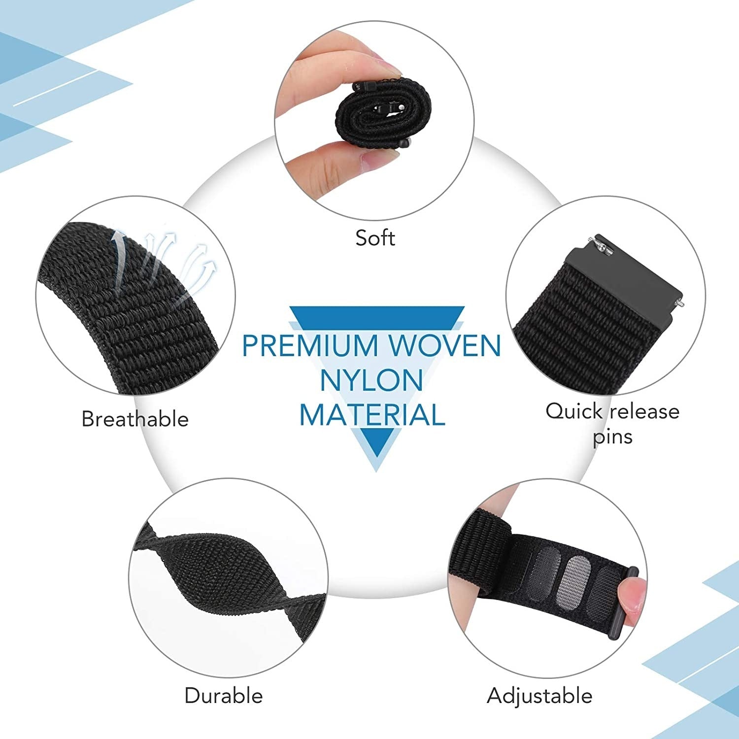 Suunto Race (S) Nylon Strap (Black)