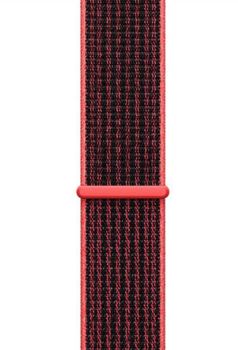 Coros Pace 2 Nylonarmband (Schwarz/Coral)