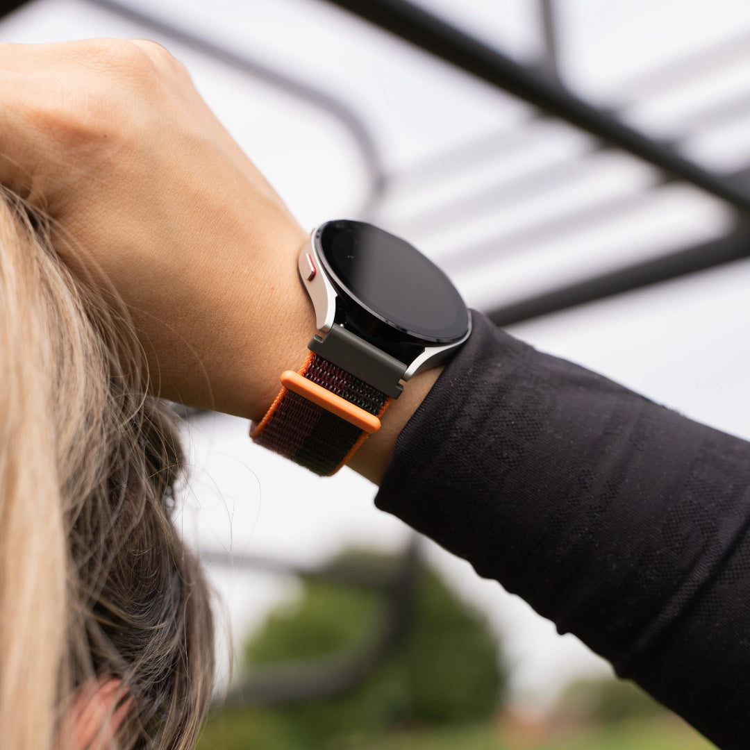 Withings ScanWatch 2 - 42mm Nylonarmband (Dark Cherry)