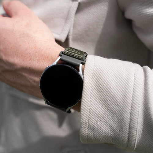 Correa nylon Withings ScanWatch 2 - 42mm (verde oscuro)