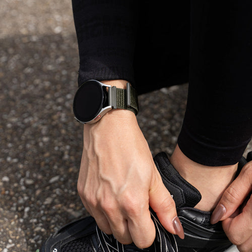 Correa nylon Withings ScanWatch 2 - 42mm (verde oscuro)