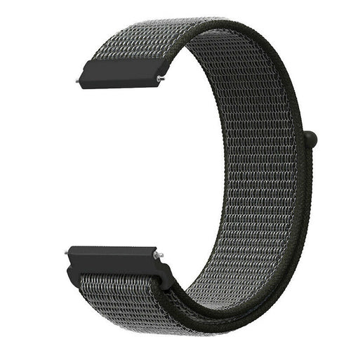 Amazfit Bip U (Pro) nylon bandje (groen/grijs)