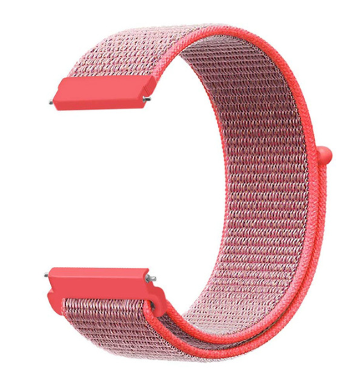 Correa nylon OnePlus Watch 3 - 43mm (rosa/rojo)
