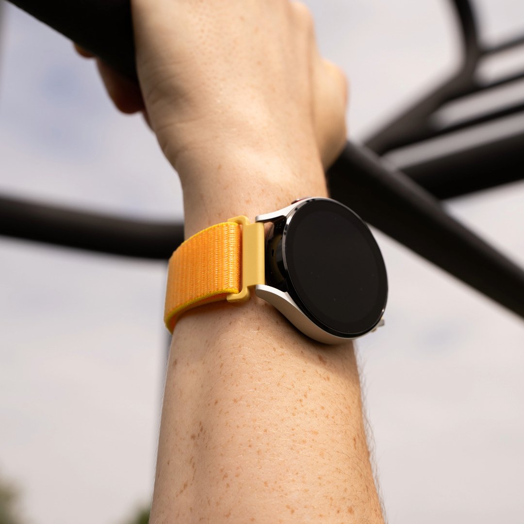 Correa nylon Redmi Watch 5 Active (amarillo claro)