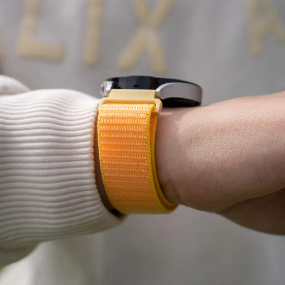 Coros Apex 2 Nylon Strap (Light Yellow)