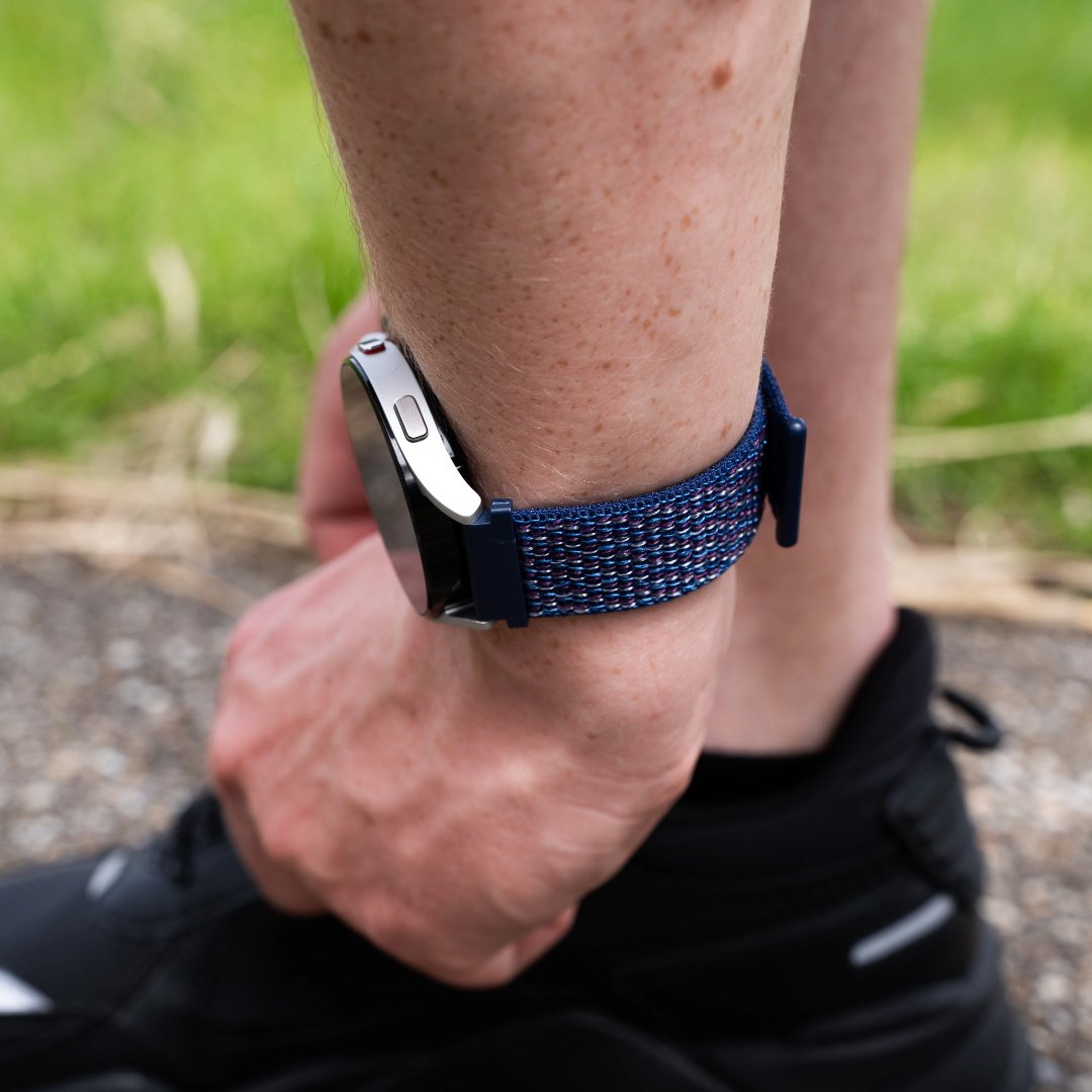 Redmi Watch 5 Active Nylonarmband (Lila-Blau)