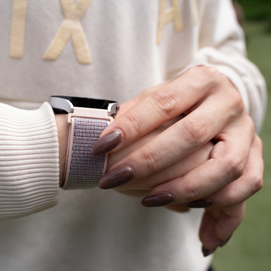 Coros Apex 46mm Nylon Strap (Pink Sand)