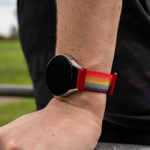 Correa nylon Amazfit Bip U (Pro) (arcoiris)