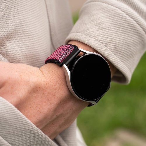 Amazfit Bip U (Pro) nylon bandje (true berry)