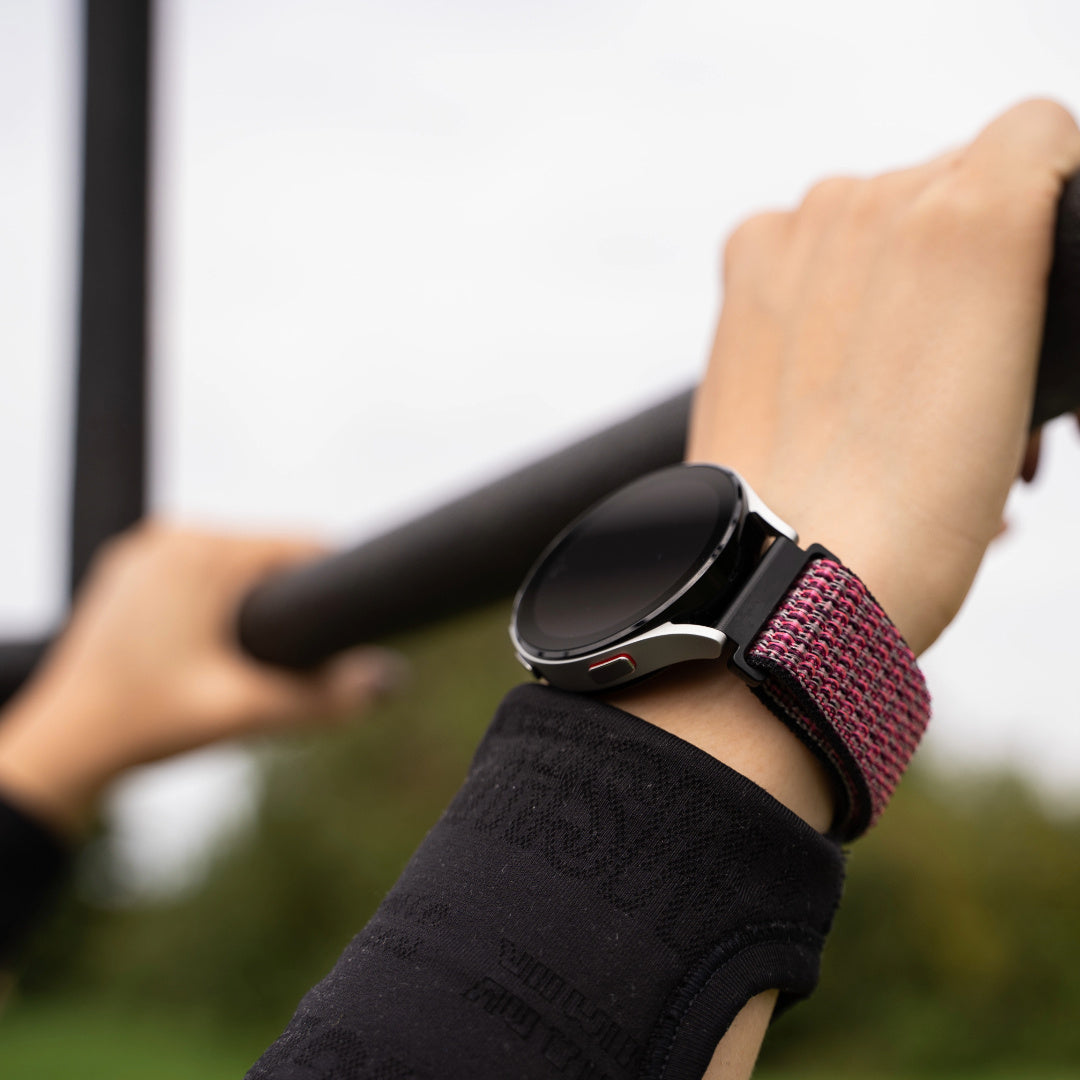 Withings Steel HR Sport Nylonarmband (True Berry)