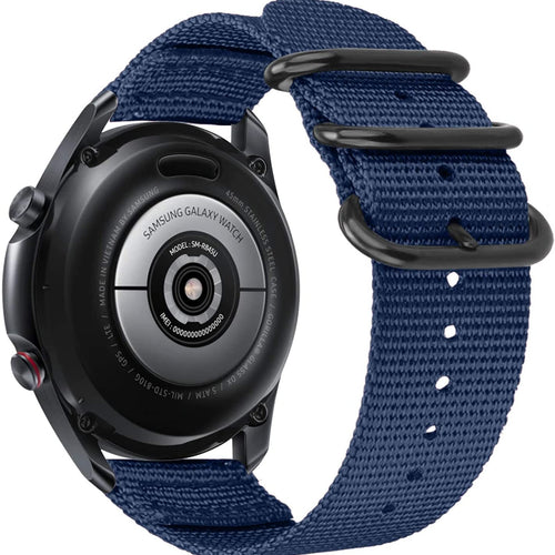 Bracelet nylon con hebilla Fossil Gen 4 Explorist HR (azul)